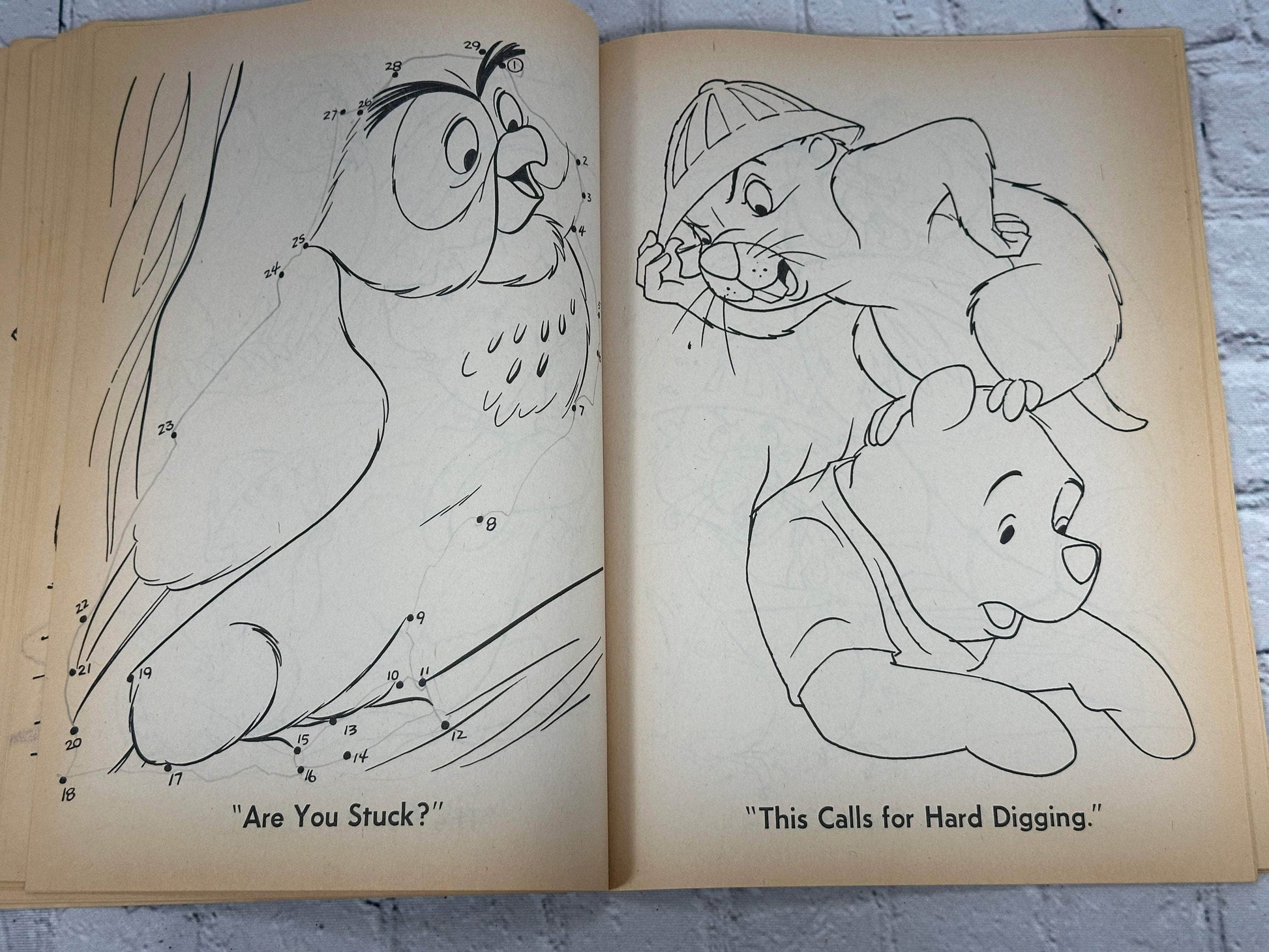 Flipped Pages Winnie the Pooh Coloring Book [Golden Books · #1045-6 · 1976]