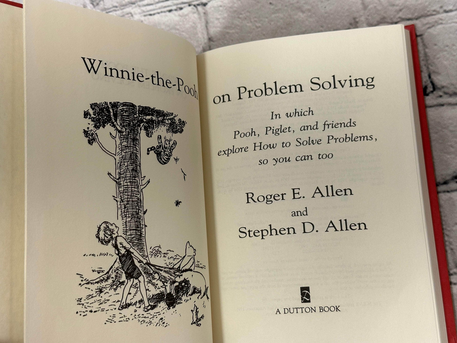 Flipped Pages Winnie-the-Pooh on Problem Solving by Roger Allen [1995 · First Printing]