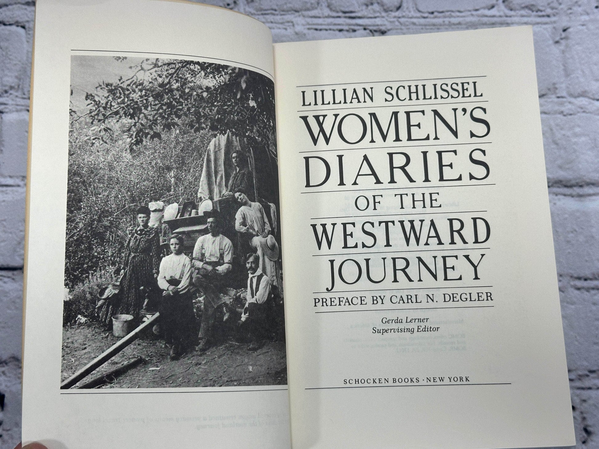 Flipped Pages Women's Diaries of the Westward Journey by Lillian Schissel [1982]