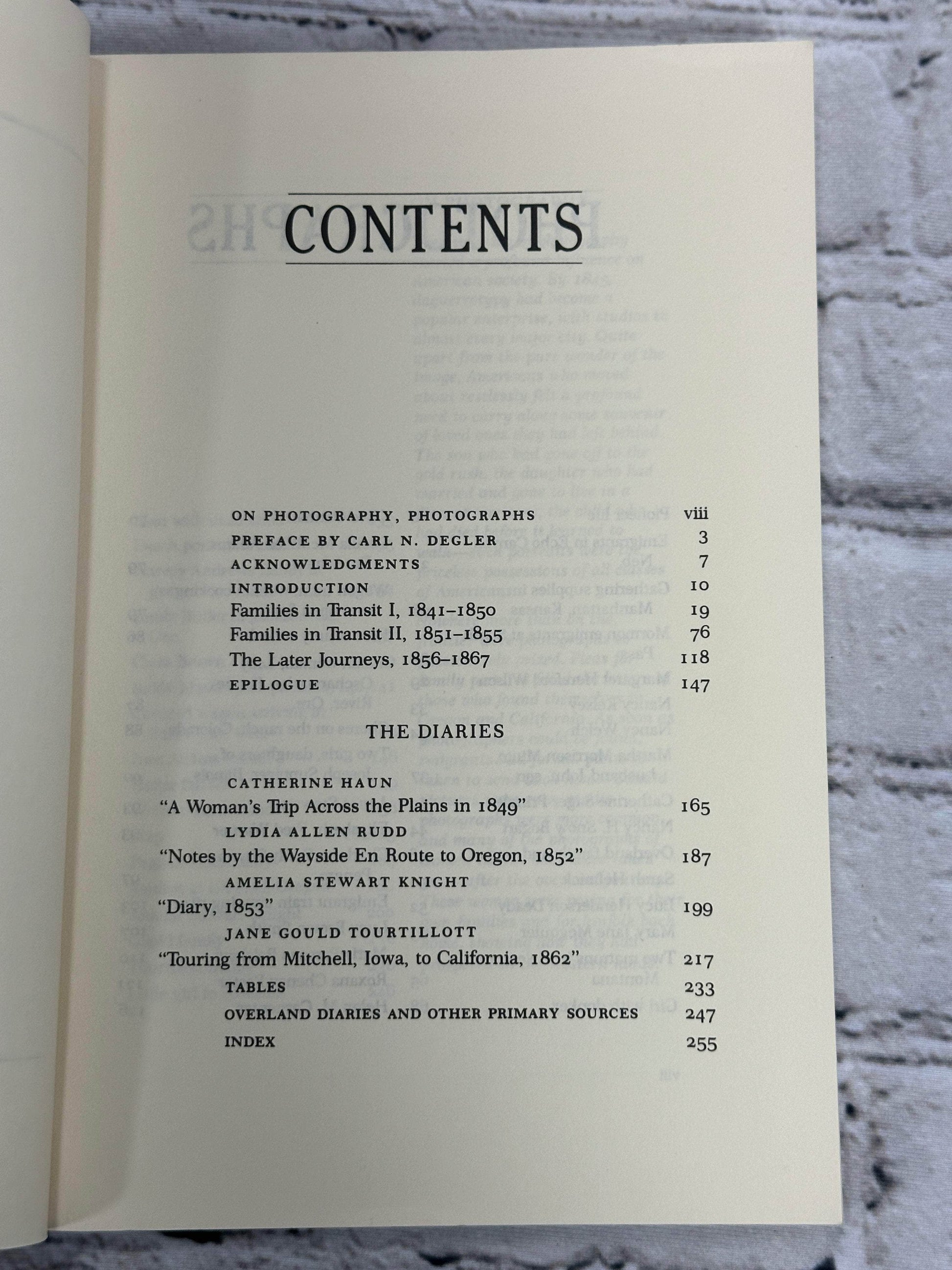 Flipped Pages Women's Diaries of the Westward Journey by Lillian Schissel [1982]