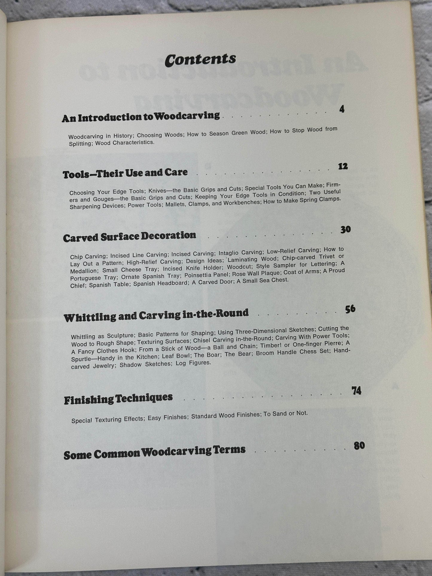 Flipped Pages Woodcarving: Techniques and Projects by James B. Johnstone [1971]