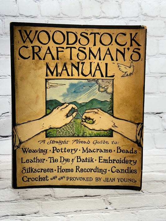 Flipped Pages Woodstock Craftsman's Manual By Jean Young [1st Edition · 1972]