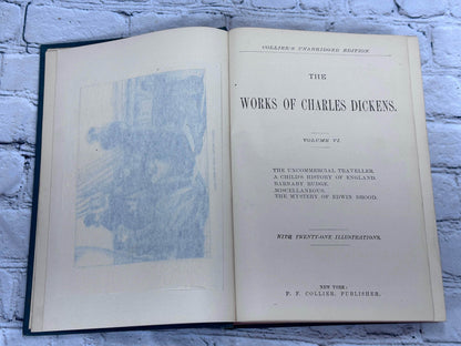 Flipped Pages Works of Charles Dickens [Complete 6 Volume Set · Collier's Unabridged Ed. · 1800s]