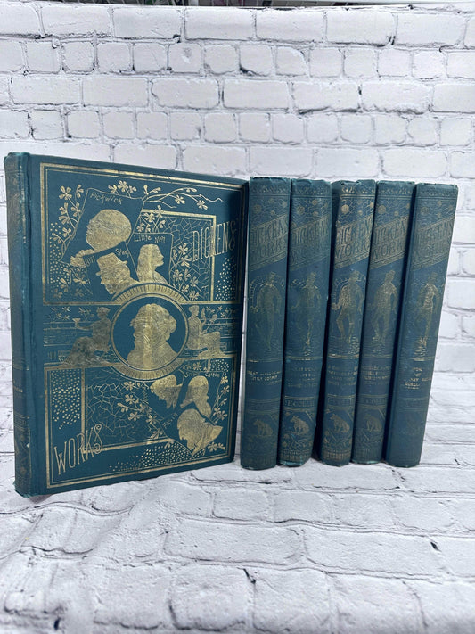 Flipped Pages Works of Charles Dickens [Complete 6 Volume Set · Collier's Unabridged Ed. · 1800s]