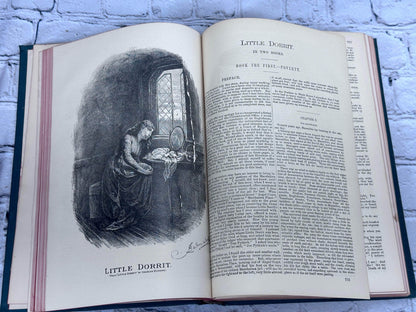 Flipped Pages Works of Charles Dickens [Complete 6 Volume Set · Collier's Unabridged Ed. · 1800s]