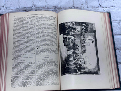 Flipped Pages Works of Charles Dickens [Complete 6 Volume Set · Collier's Unabridged Ed. · 1800s]