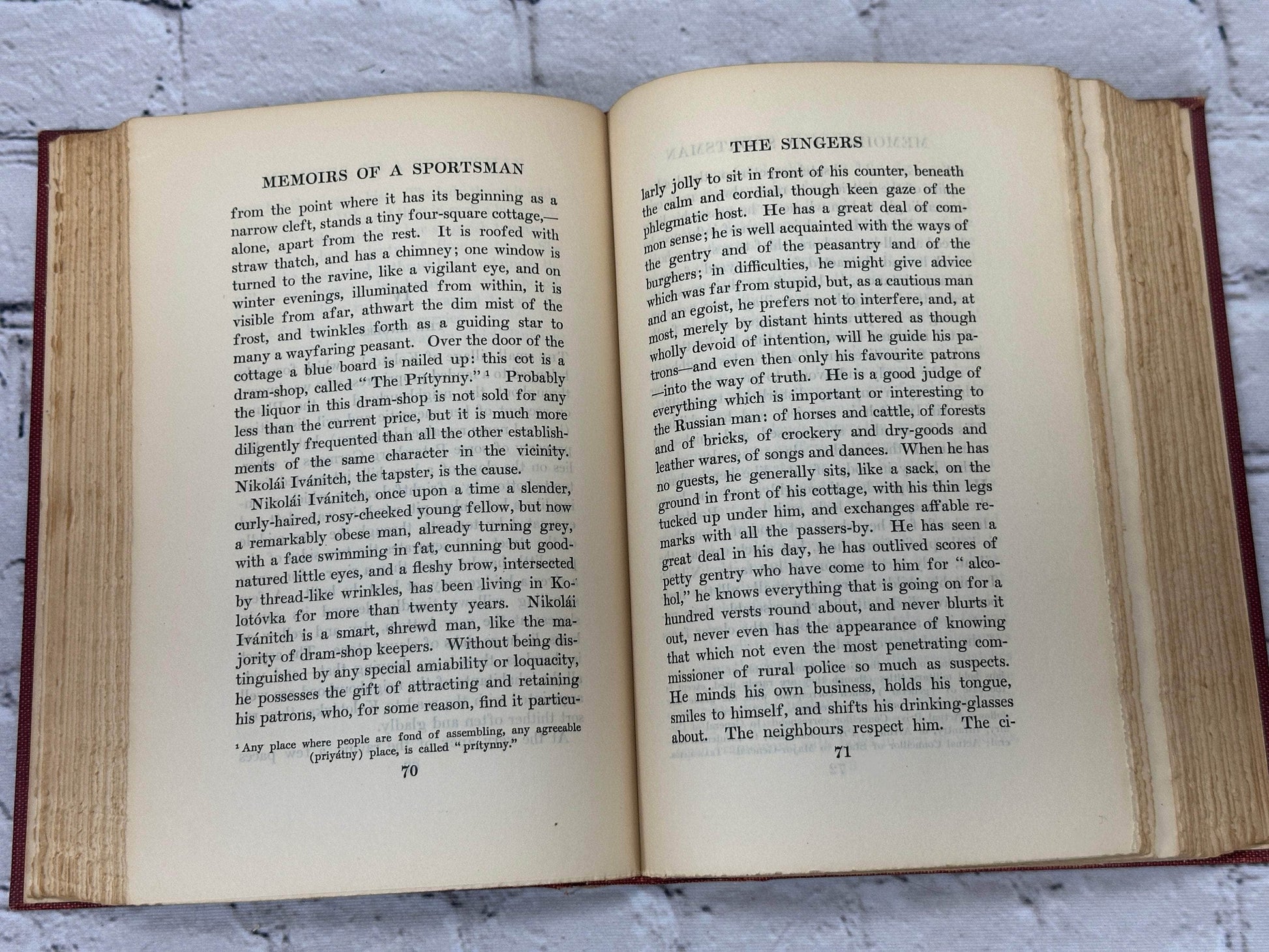 Flipped Pages Works Of Ivan Turgenieff [Edition De Luxe · Jefferson Press · 1903]