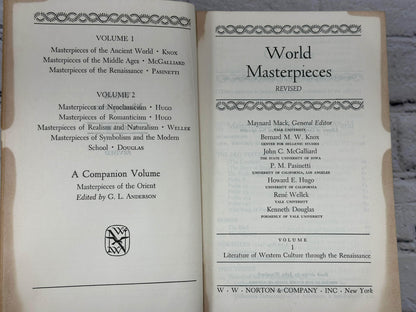 Flipped Pages World Masterpieces: Literature of Wester Culture Through the Renaissance [1956]