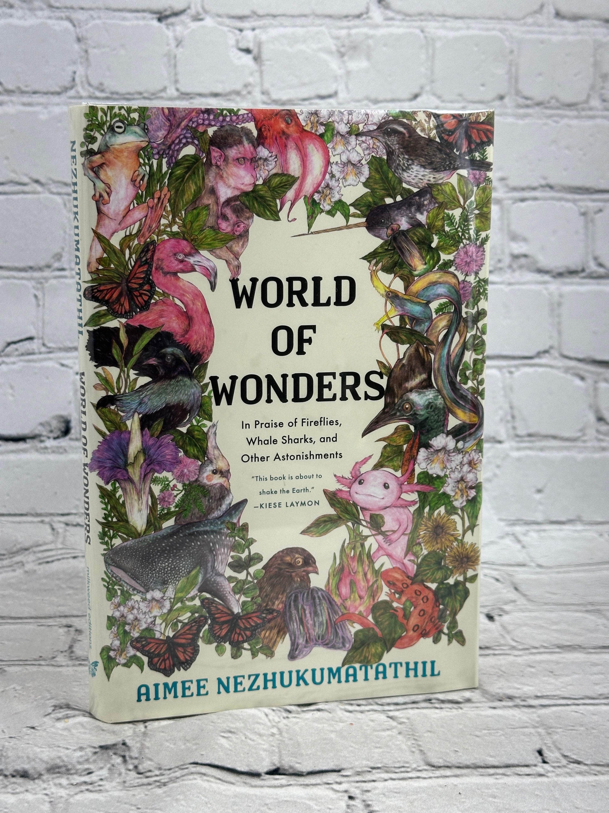 Flipped Pages World of Wonders: In Praise of Fireflies Whale Sharks by Aimee Nezhukumatathill