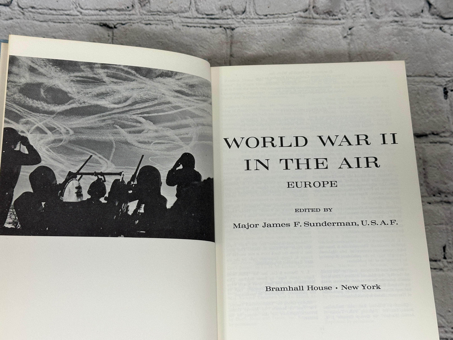 Flipped Pages World War II In The Air: Europe by James Sunderman [1963]