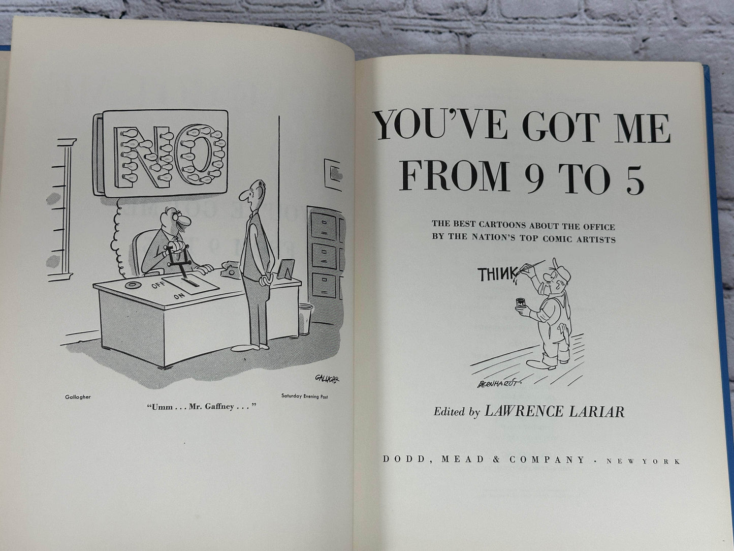 Flipped Pages You've Got me from 9 to 5 editd by Lawrence Lariar [1956]