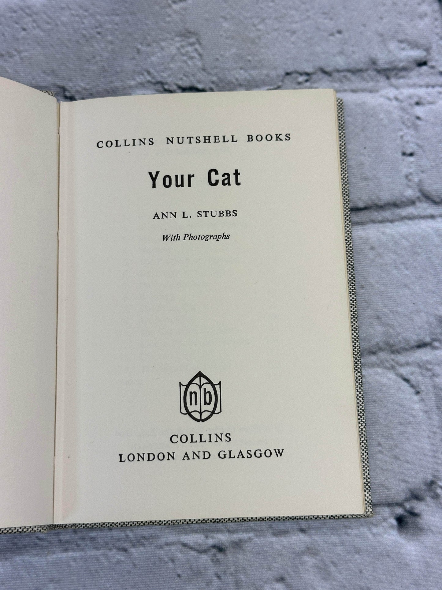 Flipped Pages Your Cat by Ann L. Stubbs [1964 · First Edition]