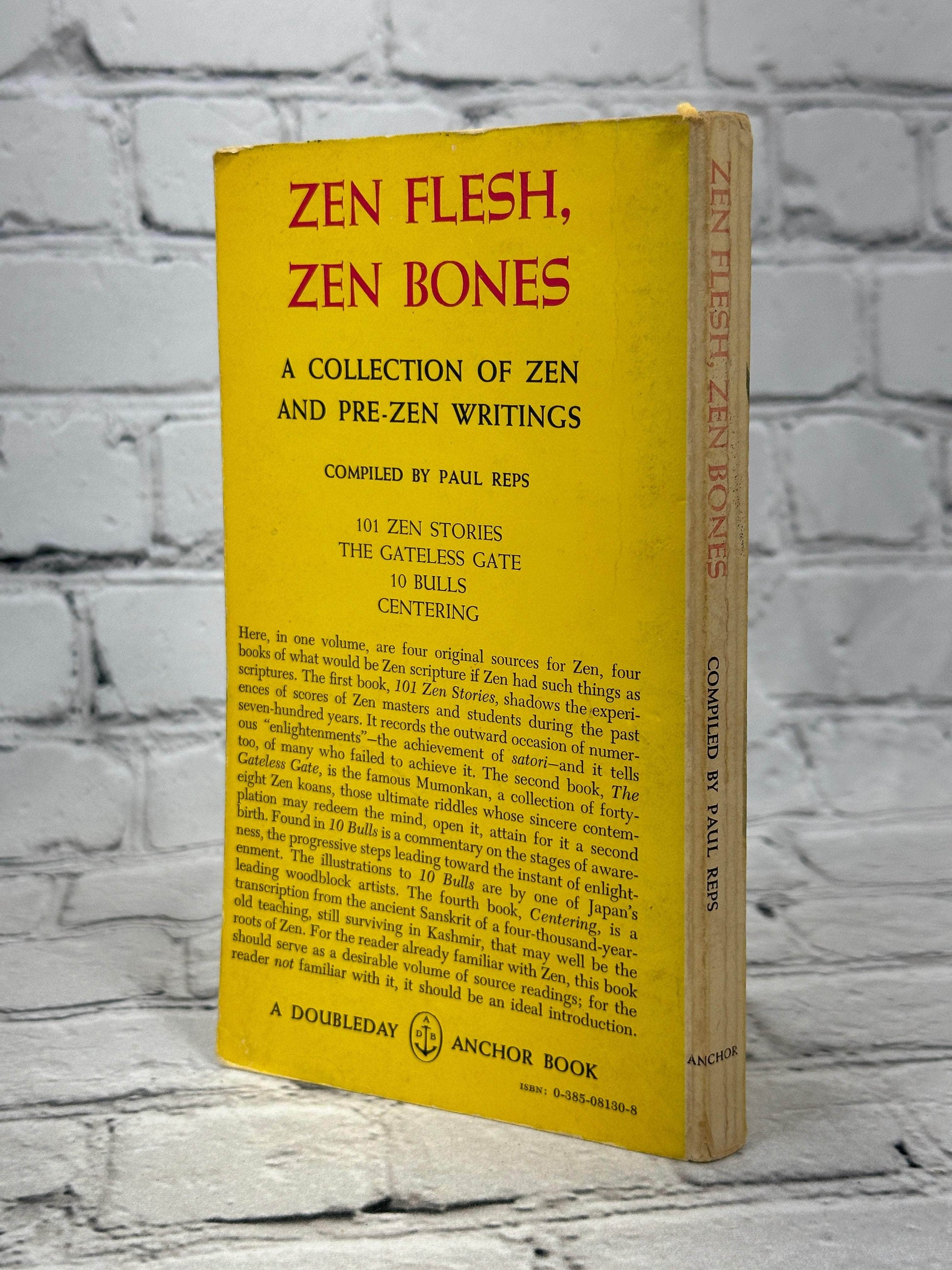 Flipped Pages Zen Flesh  Zen Bones A Collection of Zen and Pre Zen Writings By Paul Reps [Anchor Books Edition]