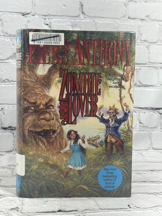 Flipped Pages Zombie Lover by Piers Anthony [1998 · 1st Edition · 1st Print · Ex Library]