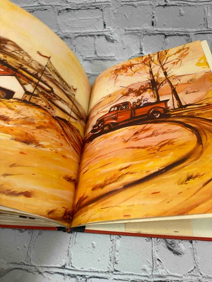 Frisky at the Fair by Nancy Raymond, 1955 The Fideler Company hardcover - interior illustration