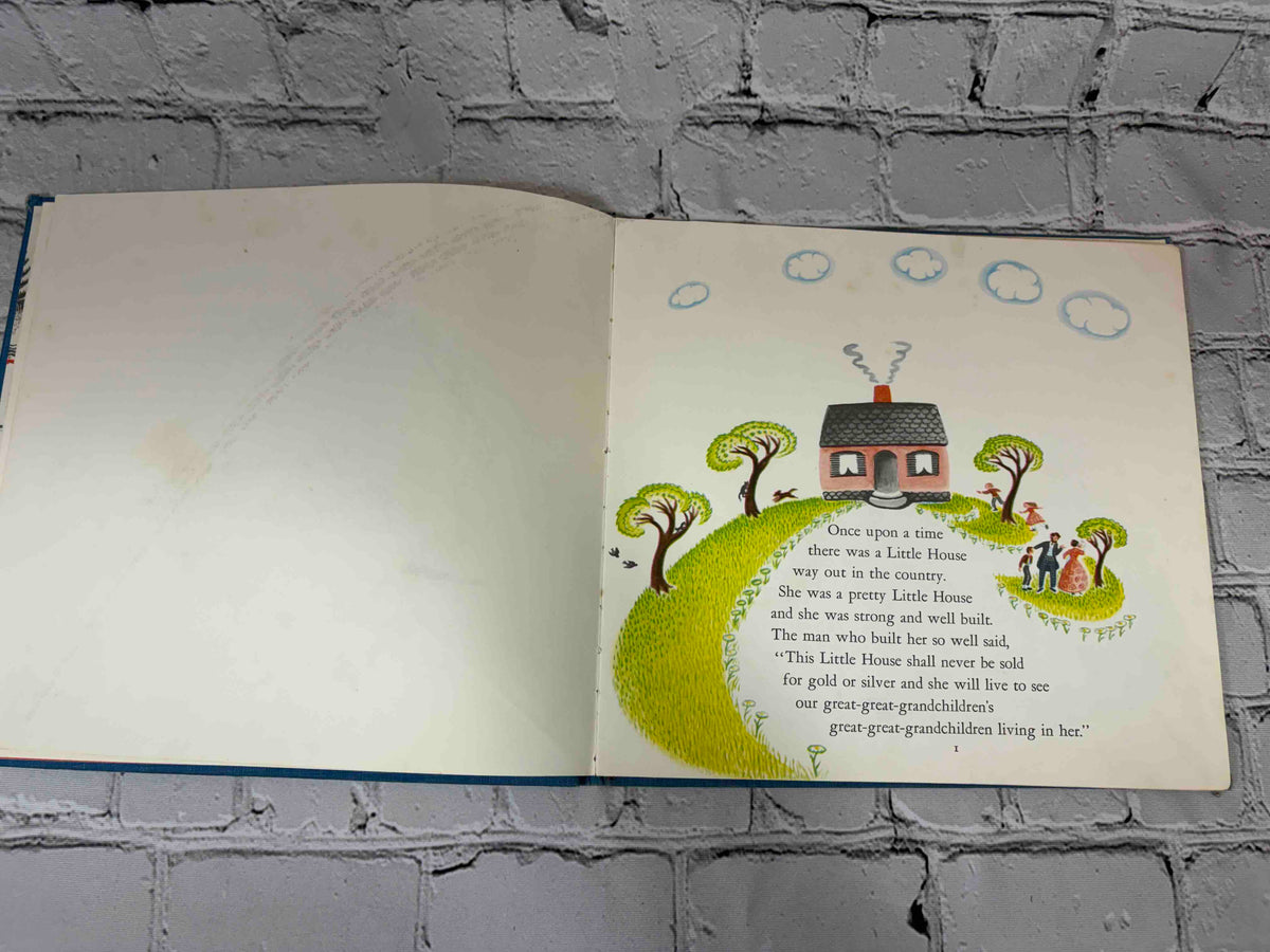The Little House by Virginia Lee Burton, 1942 Houghton Mifflin hardcover - first story page