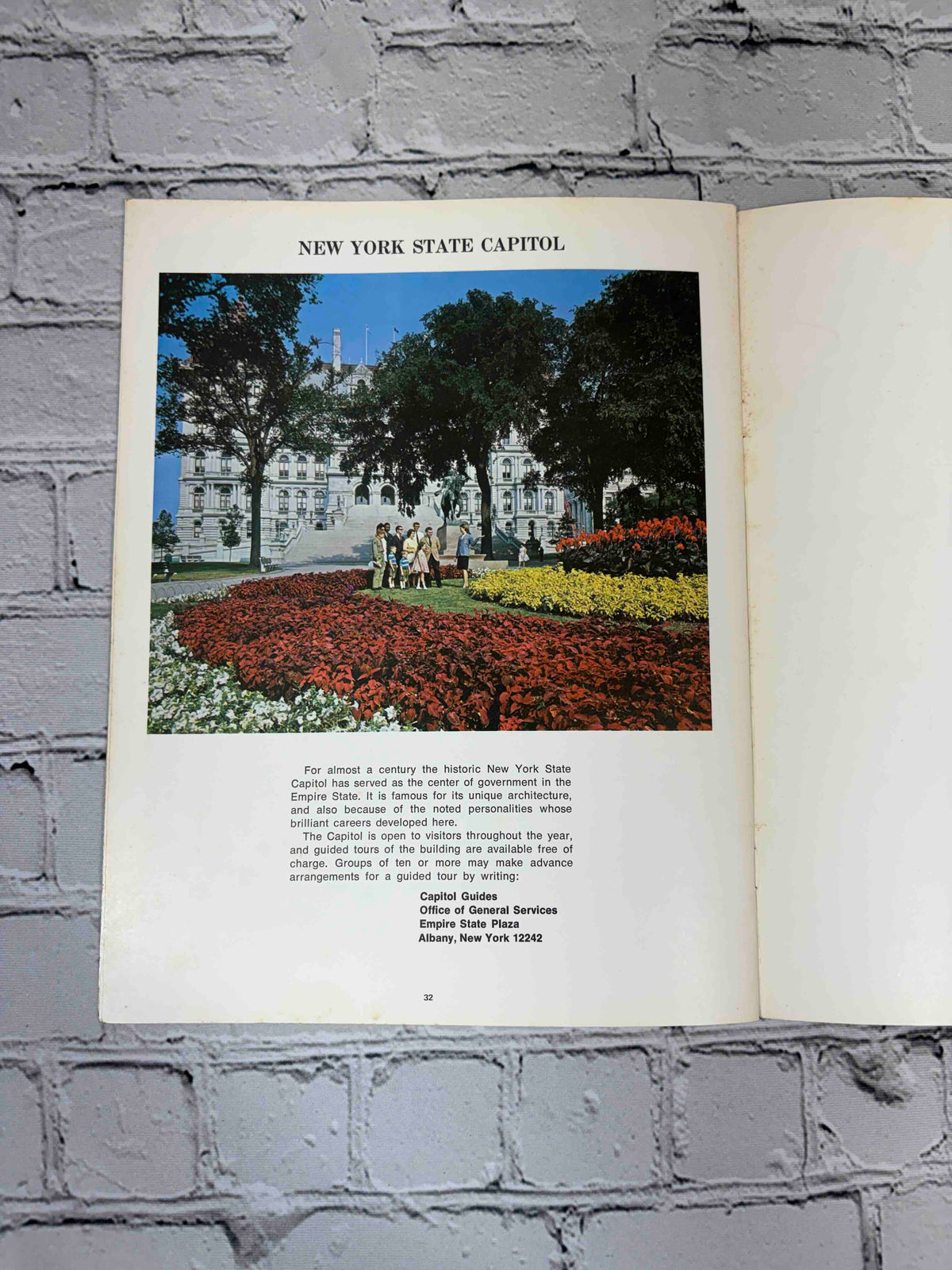 Governors of New York State, New York State Office of General Services paperback - New York State Capitol page