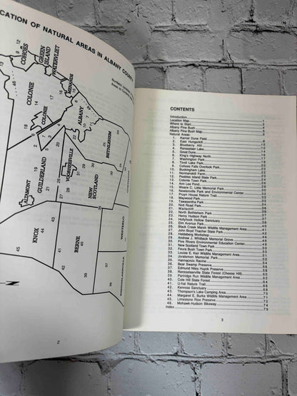 Natural Areas of Albany County by Claire K. Schmitt, 1991 The Environmental Clearinghouse of Schenectady paperback - location map and contents