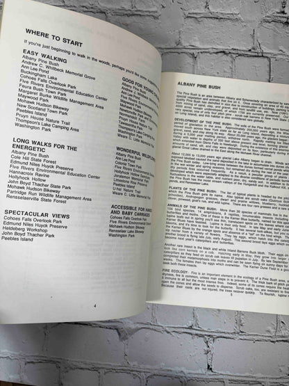 Natural Areas of Albany County by Claire K. Schmitt, 1991 The Environmental Clearinghouse of Schenectady paperback - Where to Start and Albany Pine Bush pages