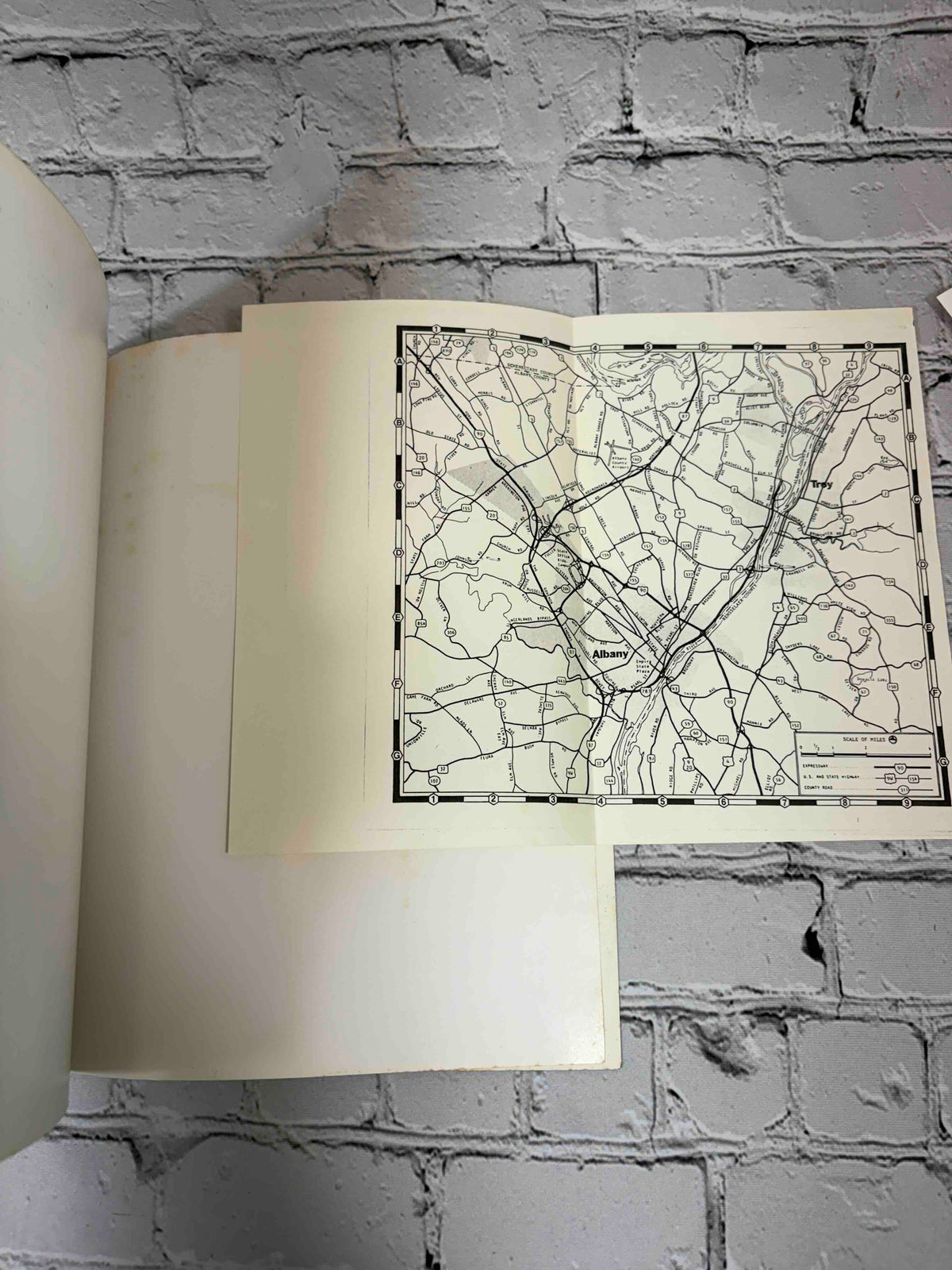 The People's Choice by Allison P. Bennett, 1980 Albany County Historical Association paperback - folding map of the Albany area