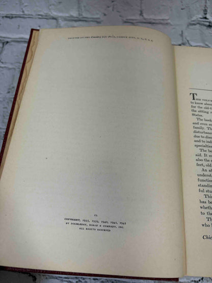 Modern Home Medical Adviser by Morris Fishbein, 1942 Doubleday, Doran & Company hardcover - copyright page