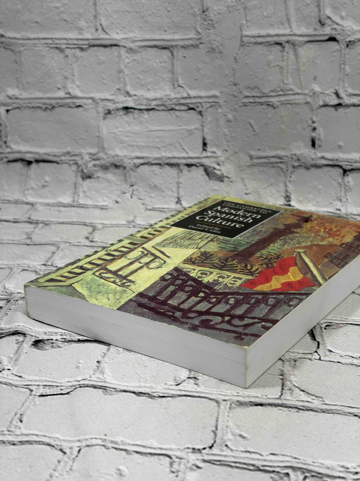 The Cambridge Companion to Modern Spanish Culture by David T. Gies, 2005 Cambridge University Press paperback - front cover and fore-edge at angle