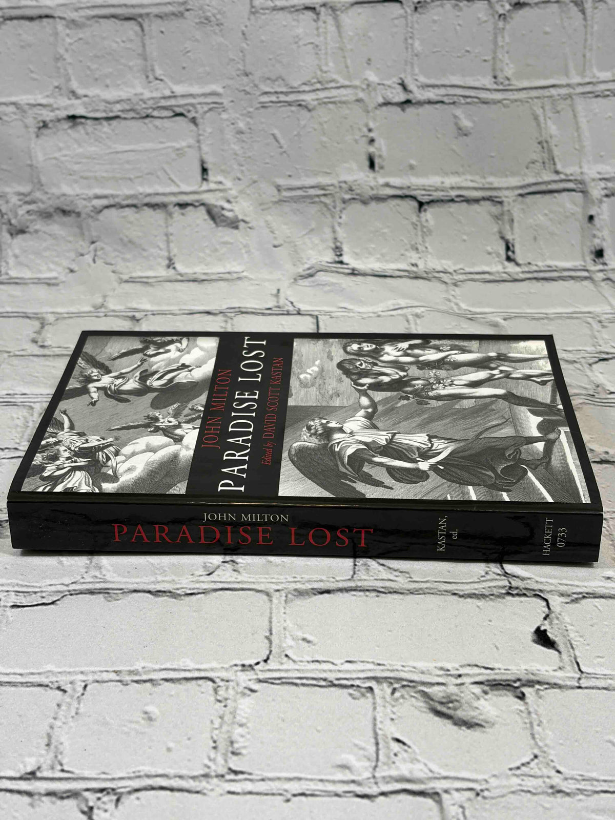 Paradise Lost by John Milton, 2015 Hackett Publishing Company paperback - spine