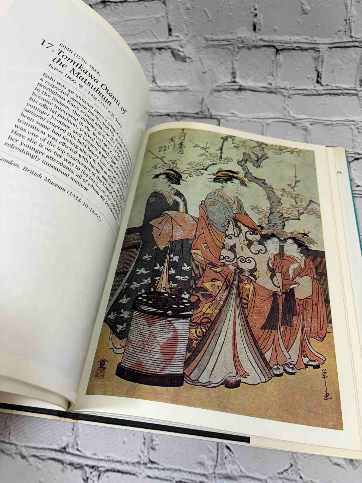 Japanese Prints by Cecilia Whitford, 1983 Gallery Books hardcover - color plate, Eishi