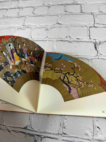 Painted Fans of Japan by Reiko Chiba, 1993 Charles E. Tuttle Company hardcover - fan painting, page 31