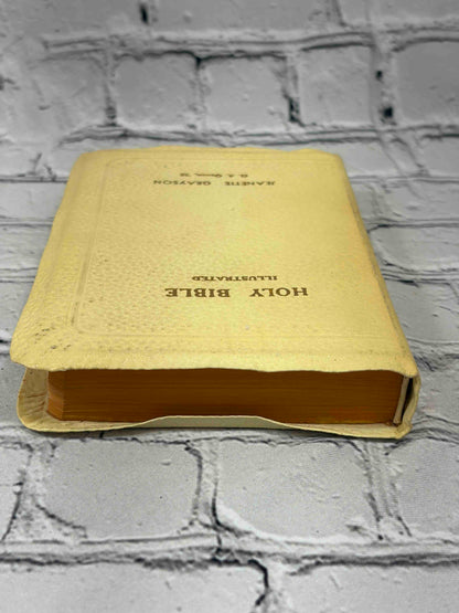 Holy Bible Illustrated (World Young Folks' Text No. 606), The World Publishing Company hardcover - bottom edge and overlapping covers