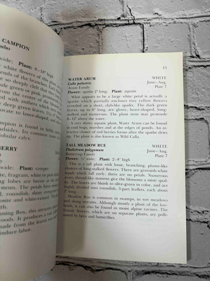 Wildflowers of the Adirondacks by Anne McGrath, 1990 North Country Books paperback - flower description pages