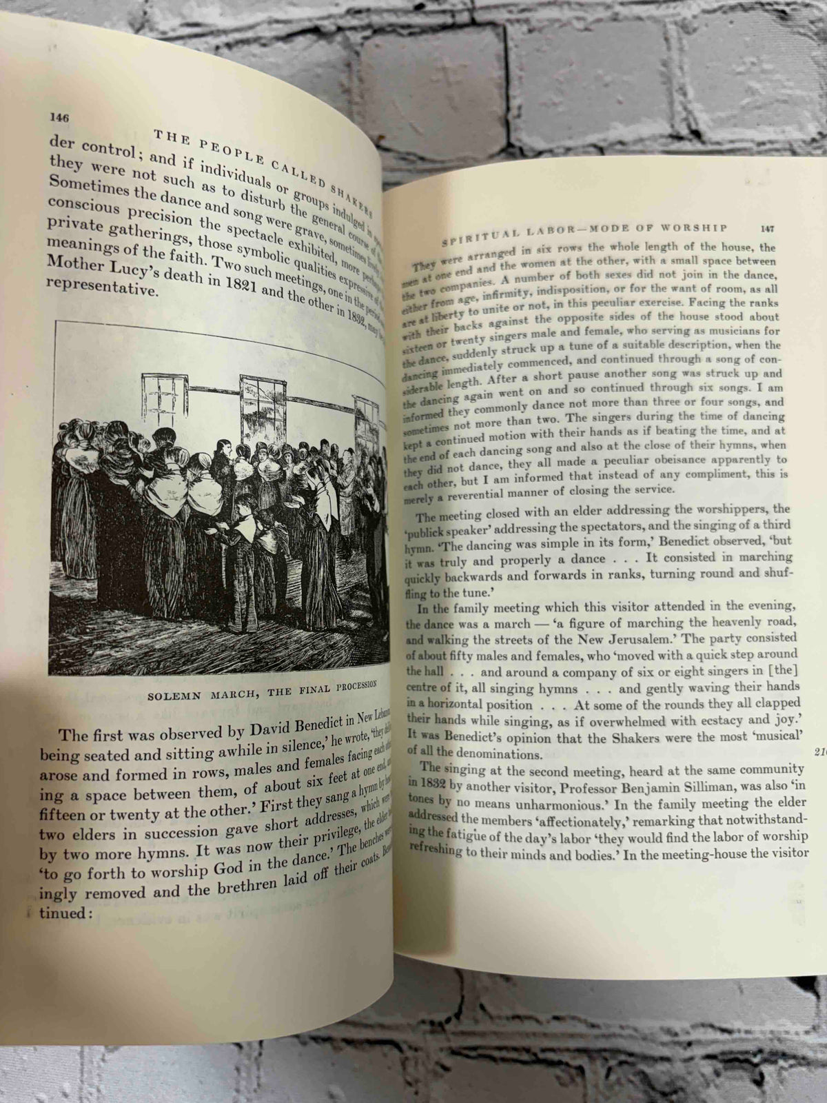 The People Called Shakers by Edward Deming Andrews, 1963 Dover Publications paperback - illustrated text pages