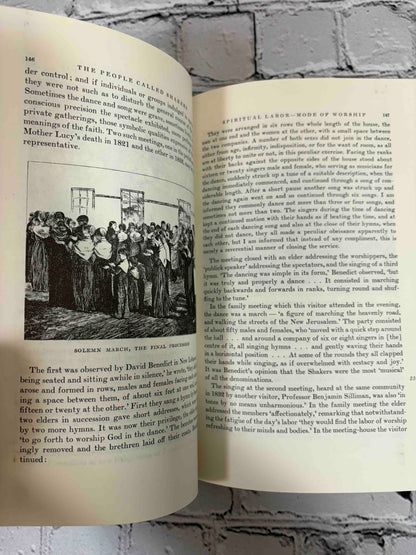 The People Called Shakers by Edward Deming Andrews, 1963 Dover Publications paperback - illustrated text pages