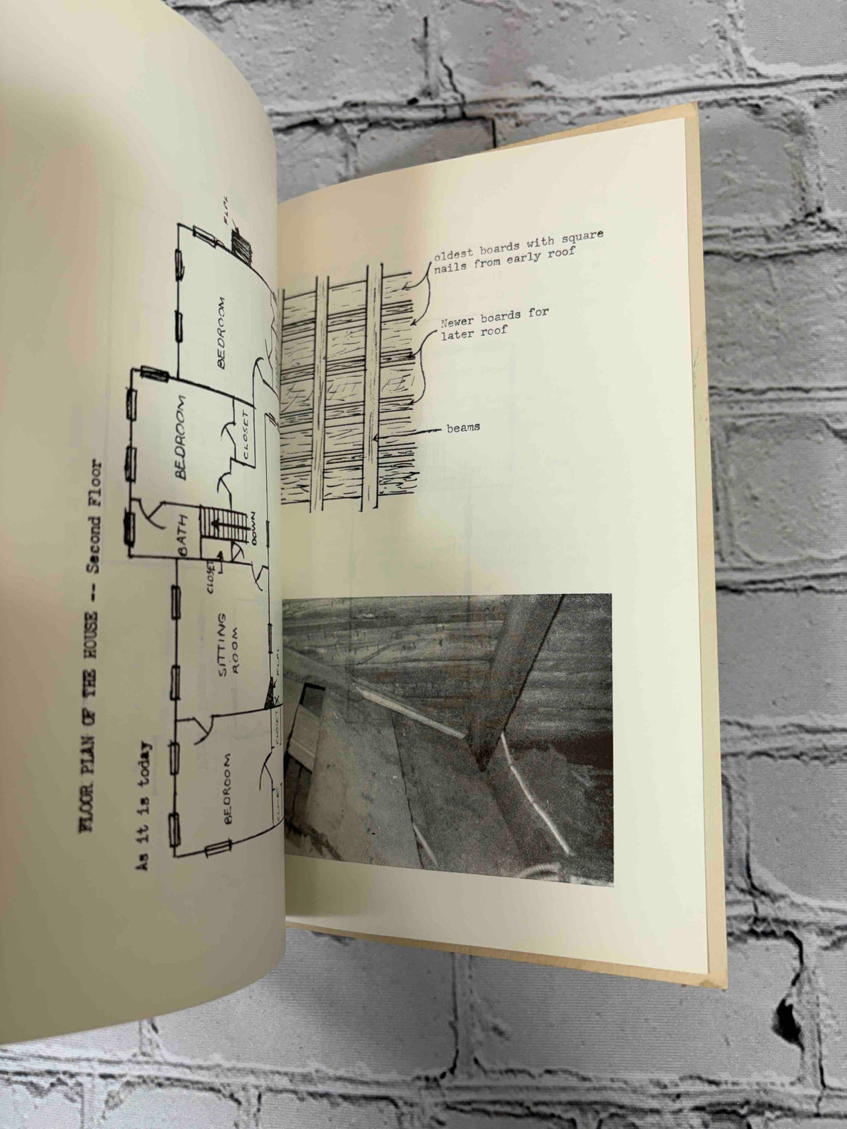 New York Folklore Quarterly, December 1972 (Niskayuna High School Edition) - house history floor plan and photo