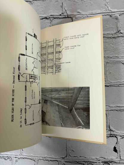 New York Folklore Quarterly, December 1972 (Niskayuna High School Edition) - house history floor plan and photo