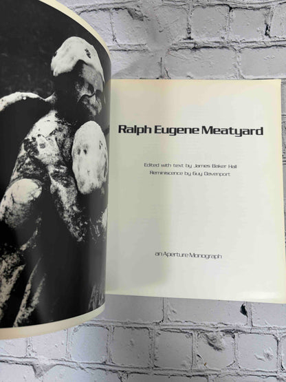 Ralph Eugene Meatyard: An Aperture Monograph, 1974 Aperture paperback - frontispiece and title page