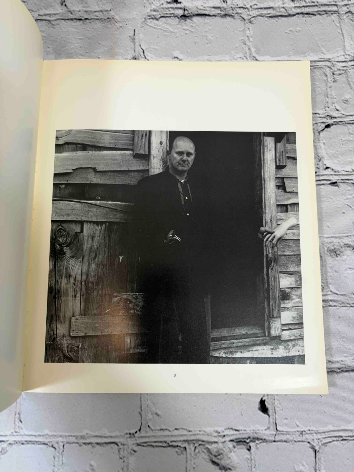 Ralph Eugene Meatyard: An Aperture Monograph, 1974 Aperture paperback - portrait photograph page 9
