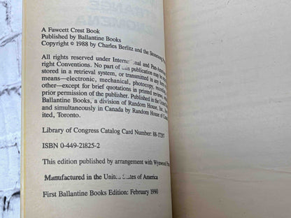 Charles Berlitz's World of Strange Phenomena by Charles Berlitz, 1990 Fawcett Crest paperback - copyright page