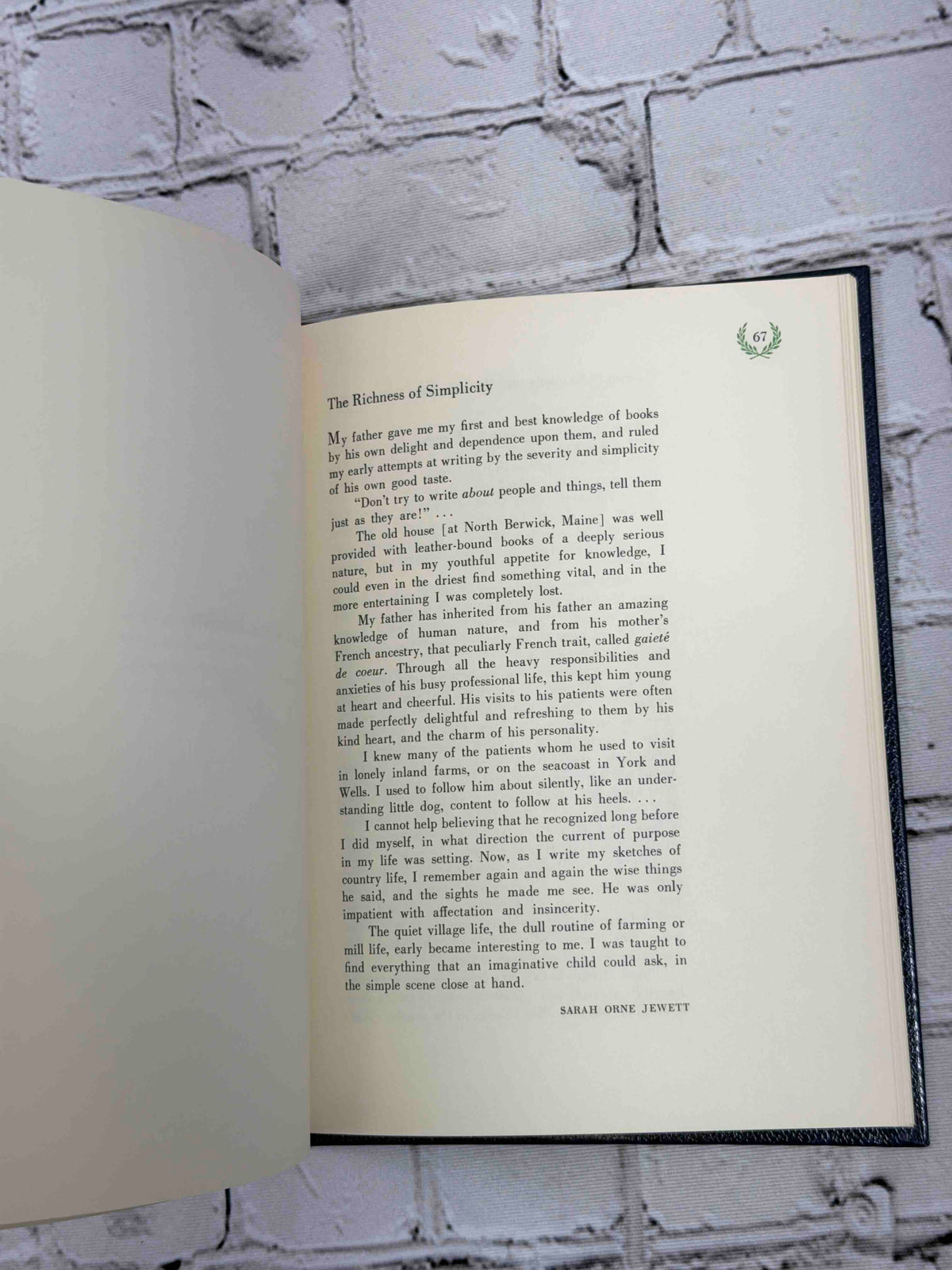 Laurels for Father by Ralph L. Woods, 1967 C. R. Gibson Company hardcover - sample pages