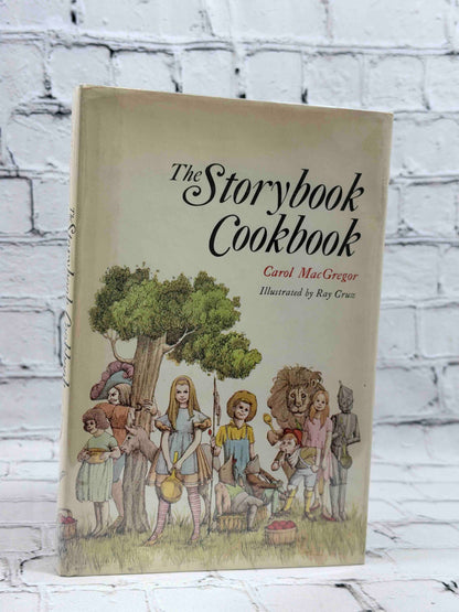 The Storybook Cookbook by Carol MacGregor, 1967 Doubleday hardcover - dust jacket front