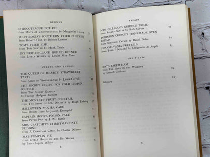 The Storybook Cookbook by Carol MacGregor, 1967 Doubleday hardcover - contents pages