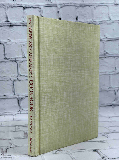 Raggedy Ann and Andy's Cookbook by Nika Hazelton, 1975 Bobbs-Merrill hardcover - spine and front board
