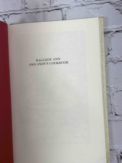 Raggedy Ann and Andy's Cookbook by Nika Hazelton, 1975 Bobbs-Merrill hardcover - half-title page