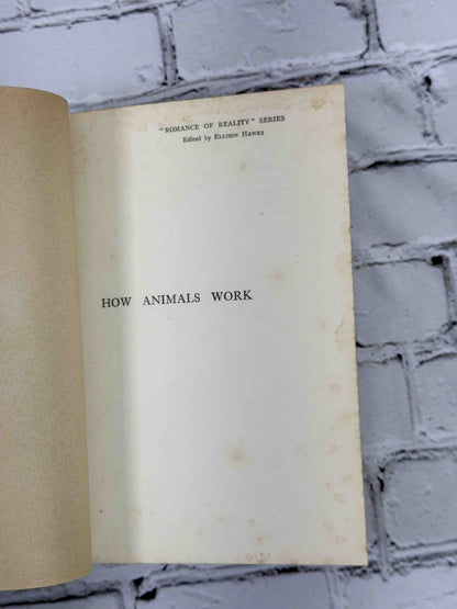 How Animals Work by F. Martin Duncan, 1926 T. C. & E. C. Jack hardcover - series half-title page