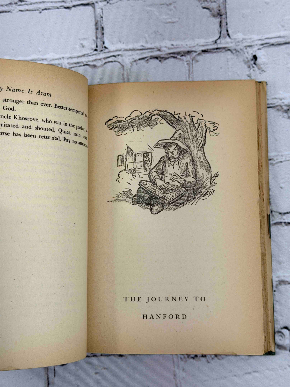 My Name Is Aram by William Saroyan, 1946 World Publishing Company hardcover - illustration