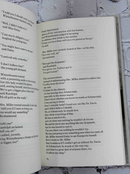 Daisy Miller by Henry James, 1974 Westvaco hardcover - sample pages