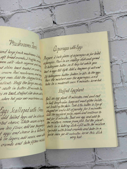 Olana: Custom and Receipts, staple-bound recipe booklet - recipe pages
