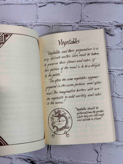 Olana: Custom and Receipts, staple-bound recipe booklet - vegetables page