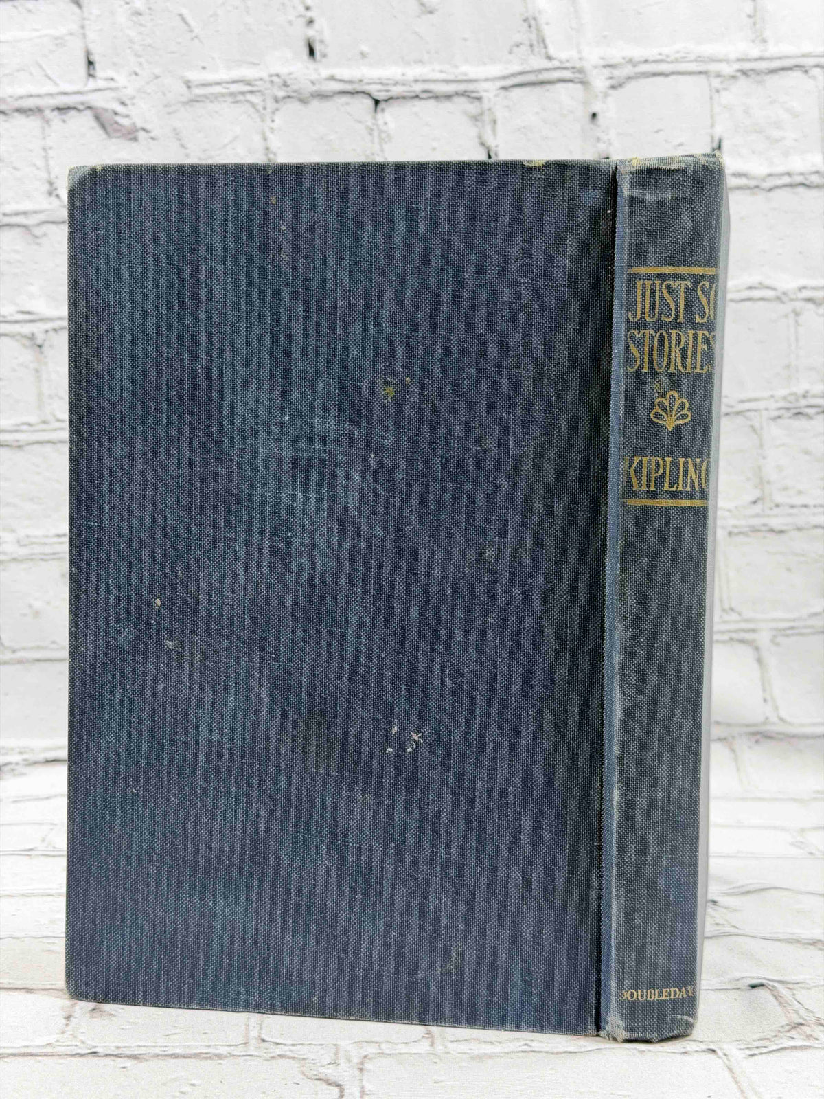 Just So Stories by Rudyard Kipling, Doubleday hardcover - rear board and spine