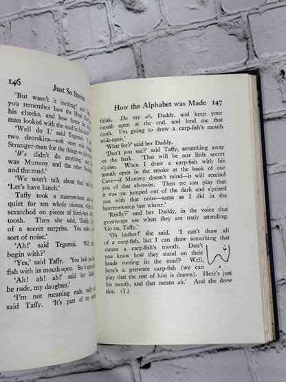 Just So Stories by Rudyard Kipling, Doubleday hardcover - sample pages